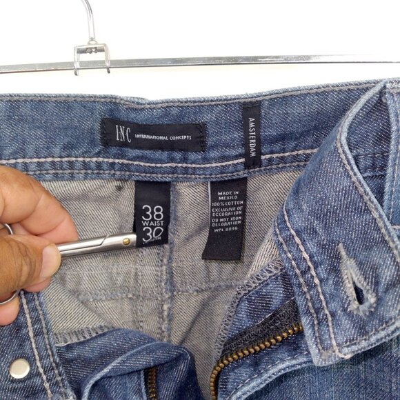 INC International Concept Amsterdam Regular Fit Jeans Size 38-30 - Picture 8 of 13